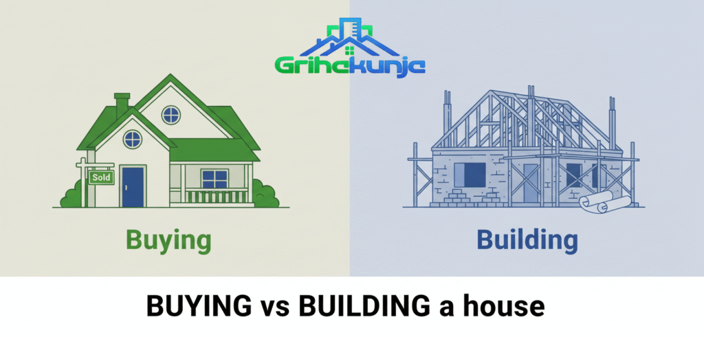 buying vs building a house